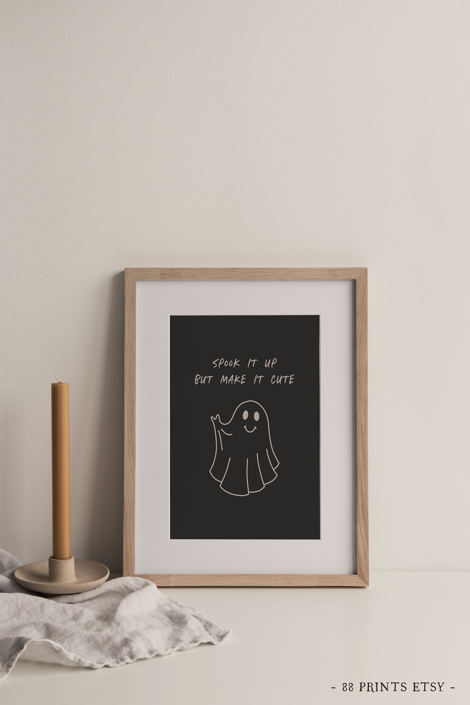 Discover Cute Ghost Print, Ghost Art, Halloween Wall Art, Halloween Printable Art, Halloween Art, Halloween Decor, Spooky Art, Cute Halloween Art