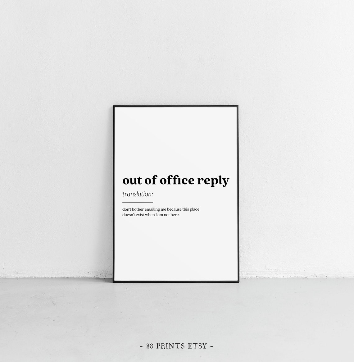 Funny Office Wall Art Witty Office Prints Work From Home | Etsy