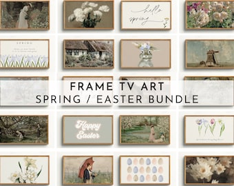 Samsung Frame TV Art Set Spring / Easter Mega Bundle - 80 files included! Spring Frame TV Art | Frame TV Art Bundle | Frame Tv Artwork