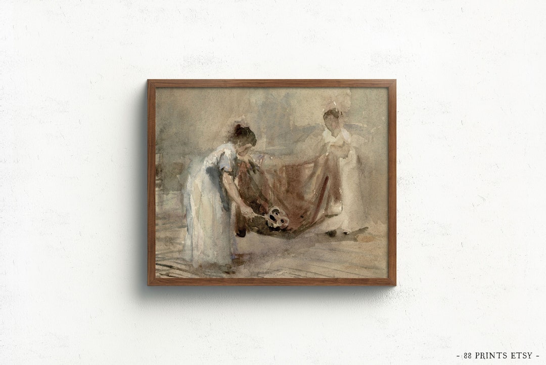 Vintage Laundry Print Laundry Room Art Laundry Prints Etsy