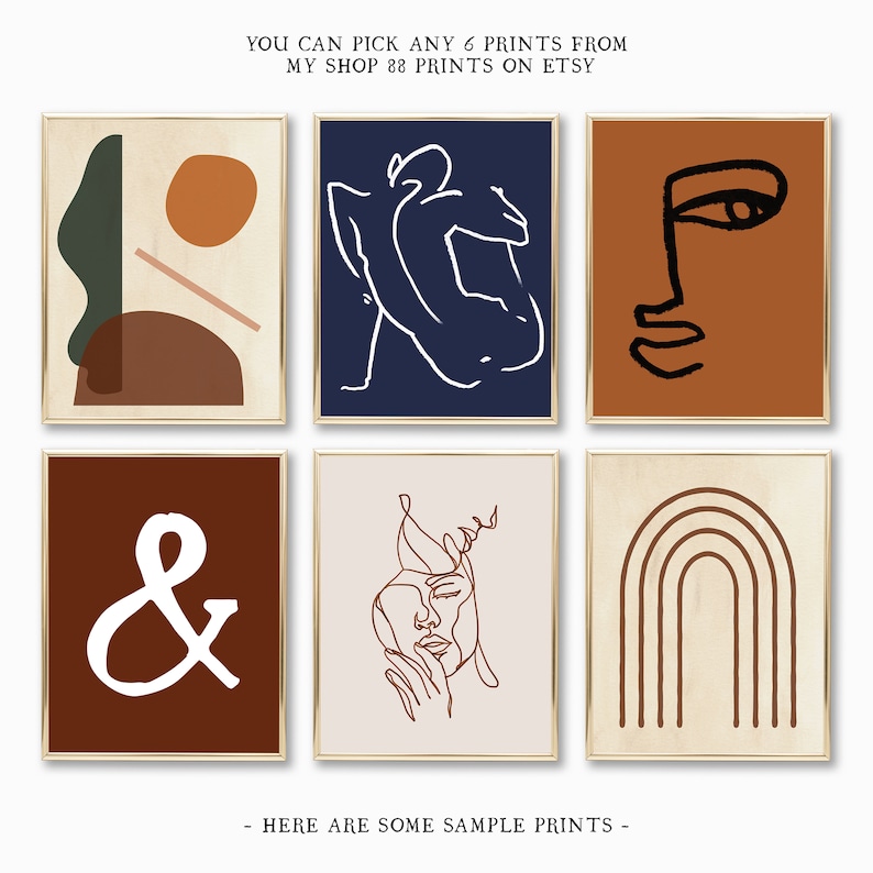 Pick Any 6 Prints Custom Gallery Wall 88 Prints Personalized Etsy