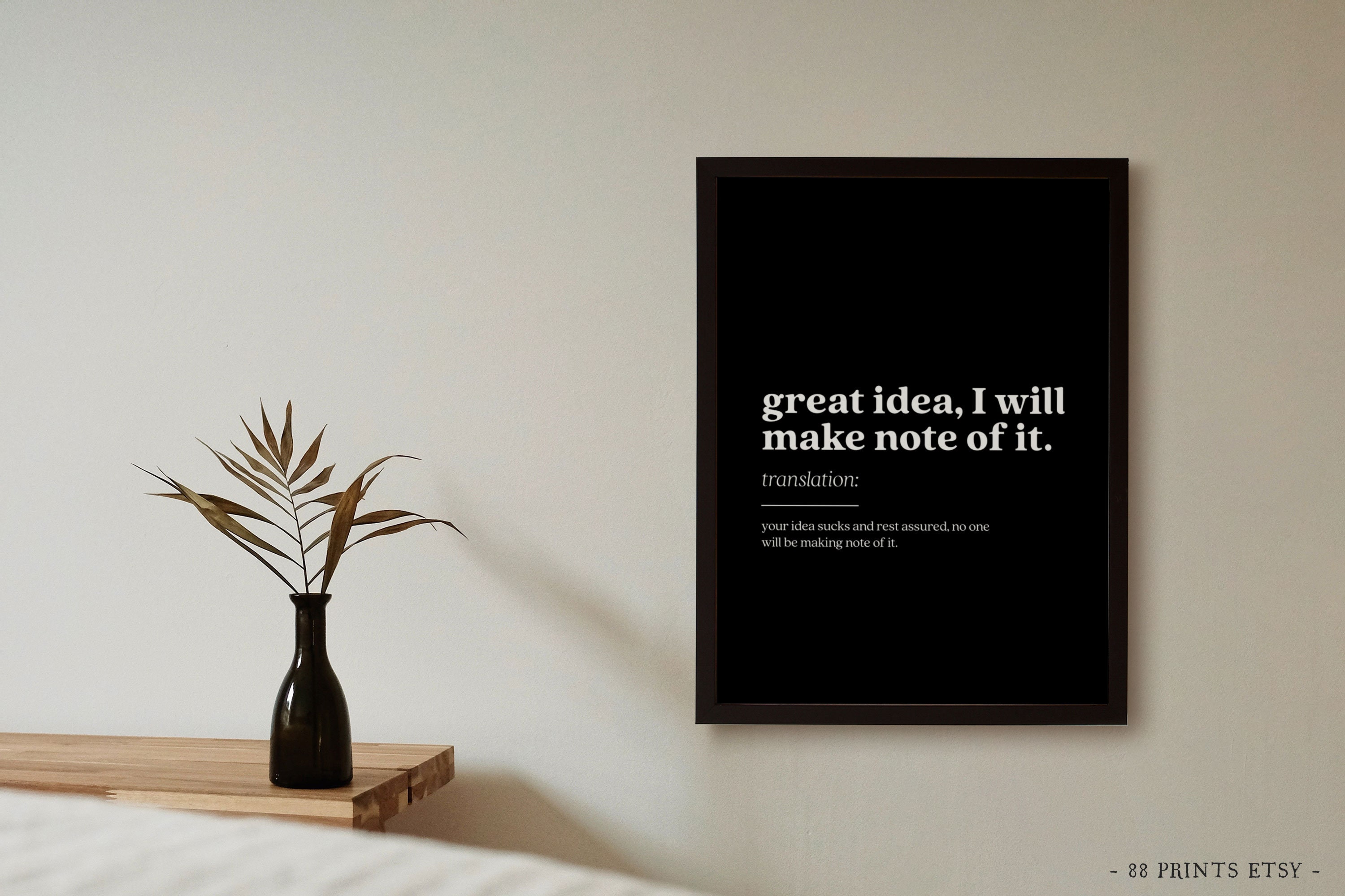 Funny Office Wall Art Witty Office Prints Work From Home Etsy