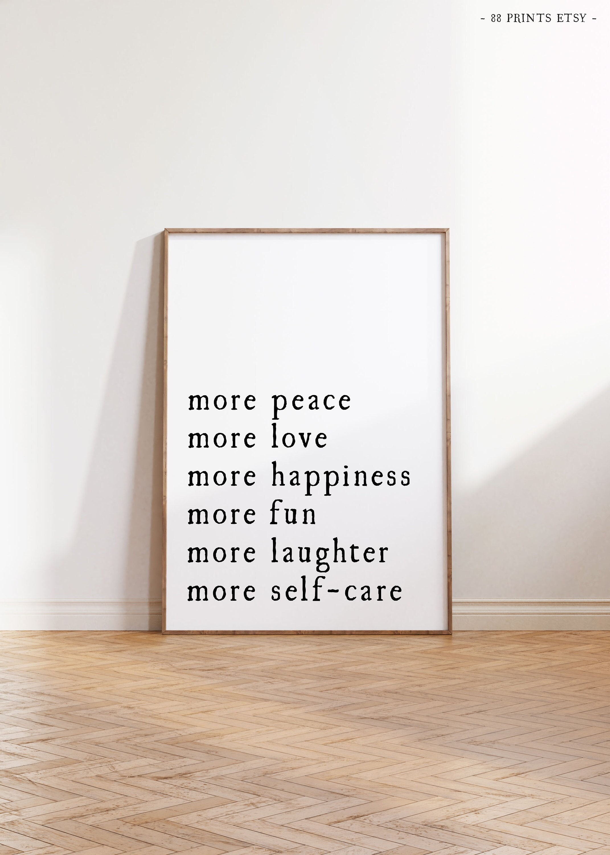more quote inspirational art happiness art office art etsy