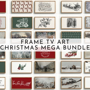 Samsung Frame TV Art Set Christmas Mega Bundle - 85 files included! Christmas Frame TV Art | Digital Art for Samsung Frame Tv