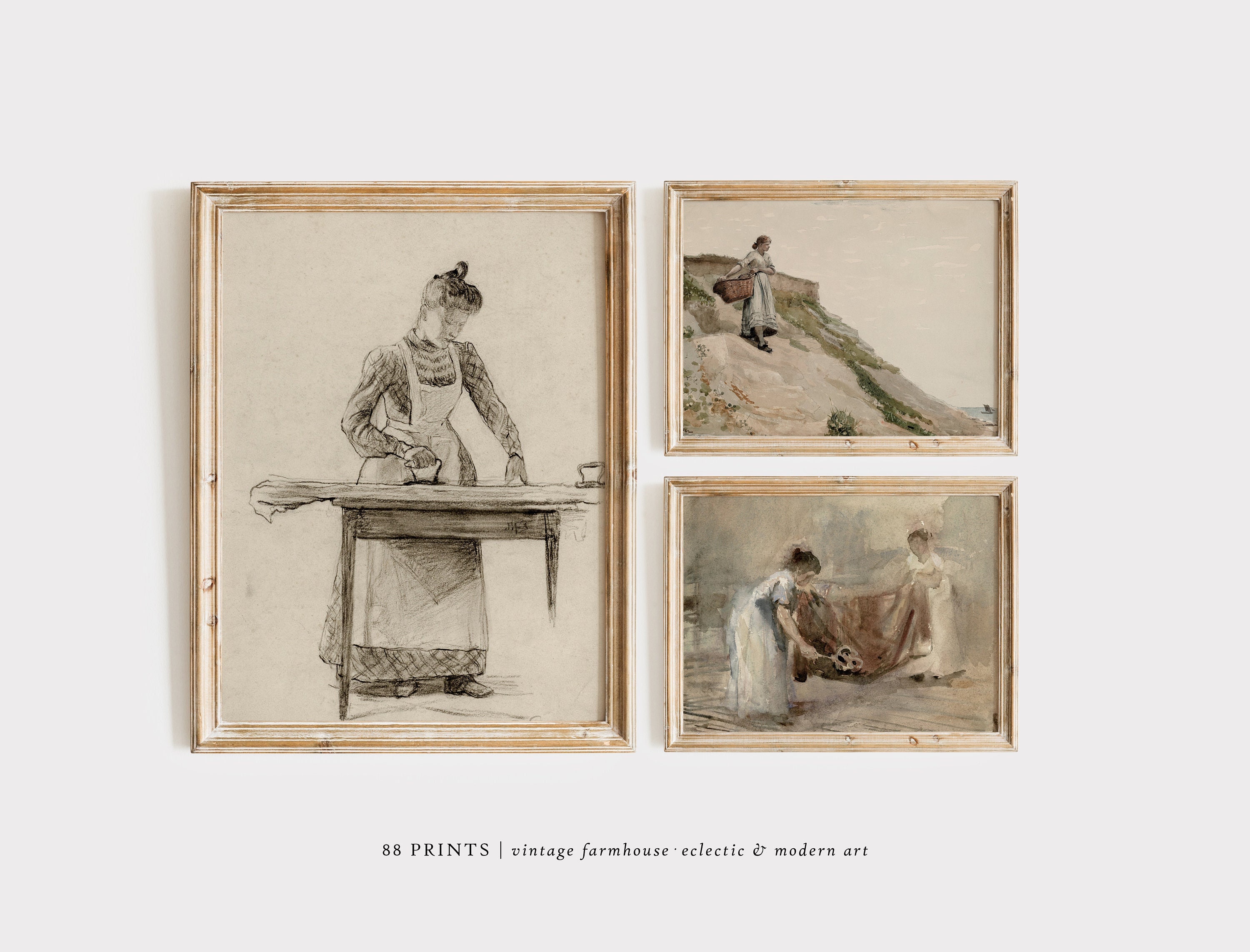 Vintage Laundry Set of 3 Prints Laundry Room Art Laundry Etsy Canada