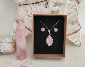 Rose quartz set