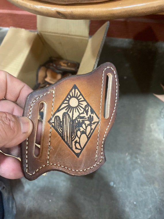 Leather Custom Knife Sheath Pouch Etsy