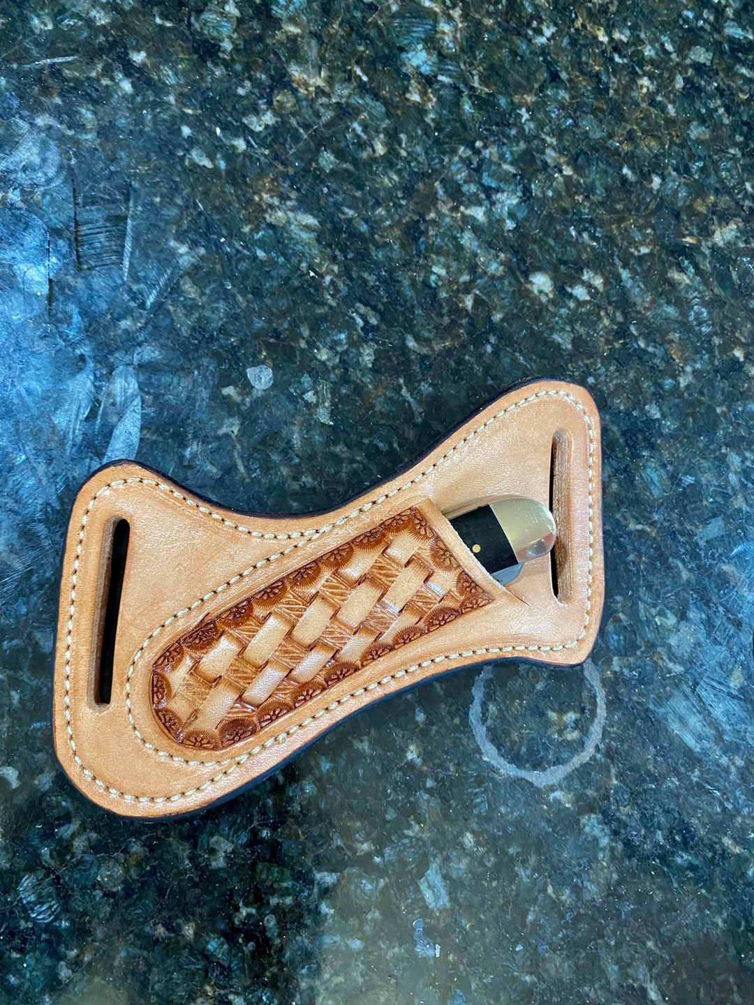 Leather Custom Knife Sheath Pouch Etsy