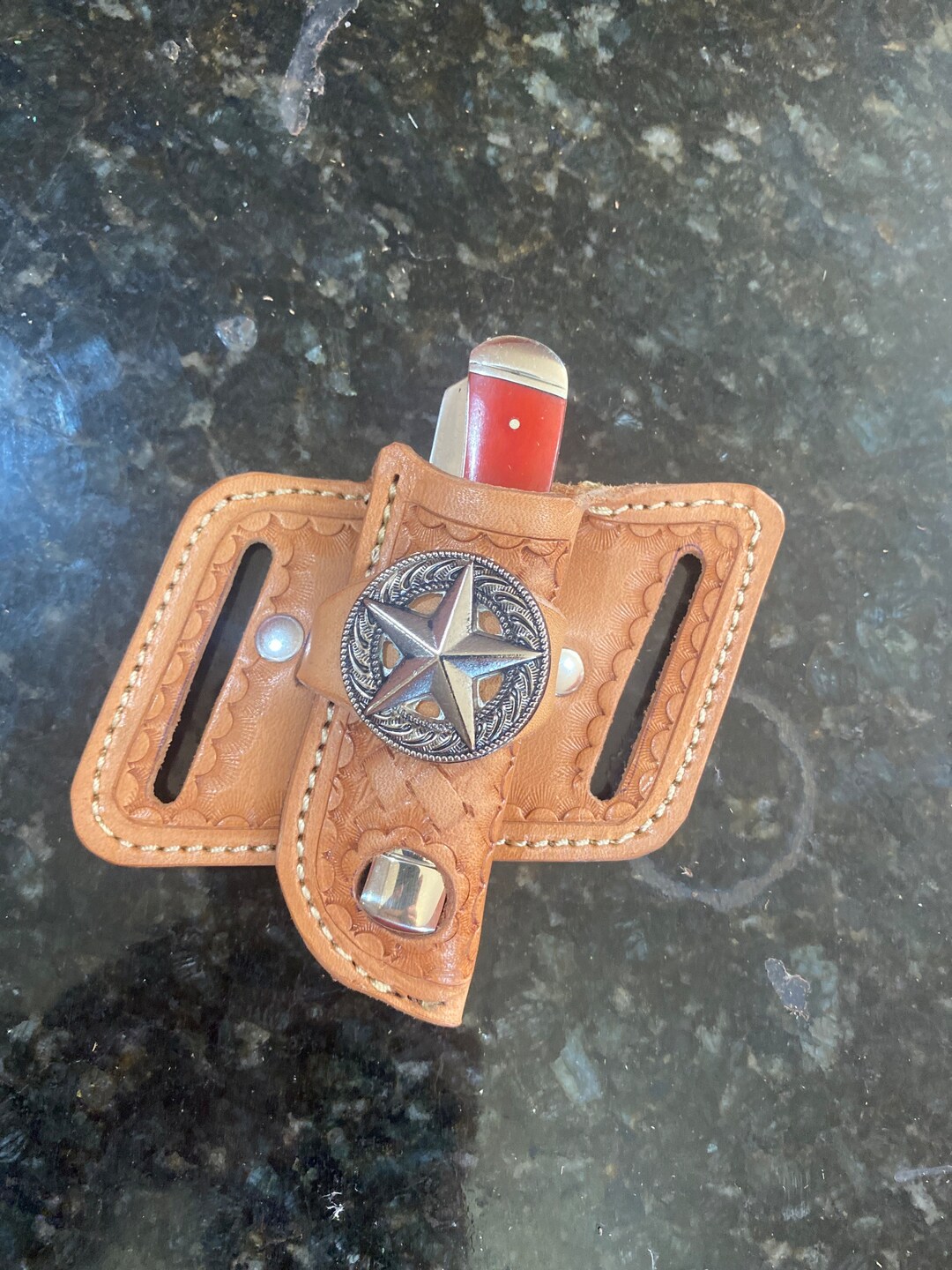 Leather Custom Knife Sheath Pouch Etsy