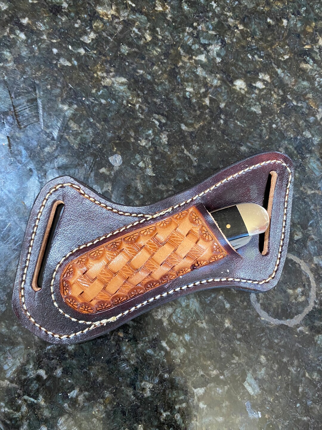Leather Custom Knife Sheath Pouch Etsy