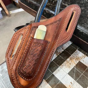 Custom  9” 8” Lineman/ Mechanic pliers / trapper or scissors waist pouch holster Electrician