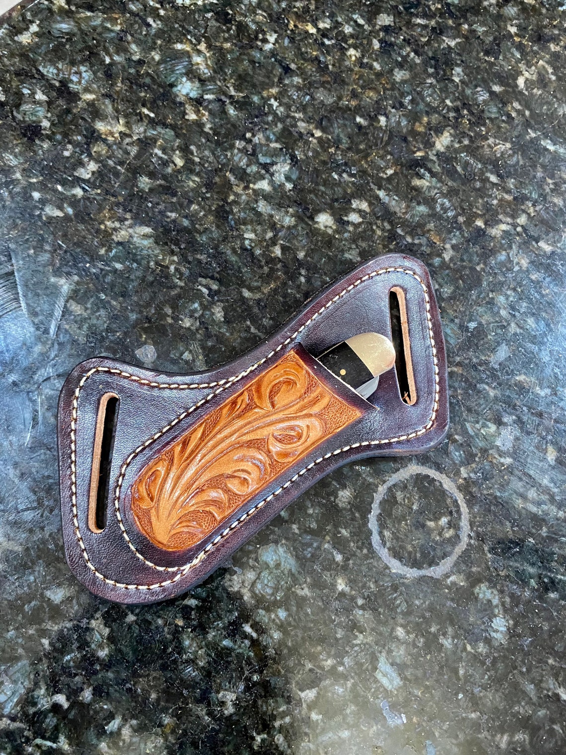 Leather Custom Knife Sheath Pouch Etsy