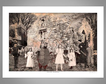 Victorian Style Surreal Art Print, Dark Academia Decor, Gothic Vintage Photography Style Art Print - Hand-Signed Giclée, Framed or Unframed