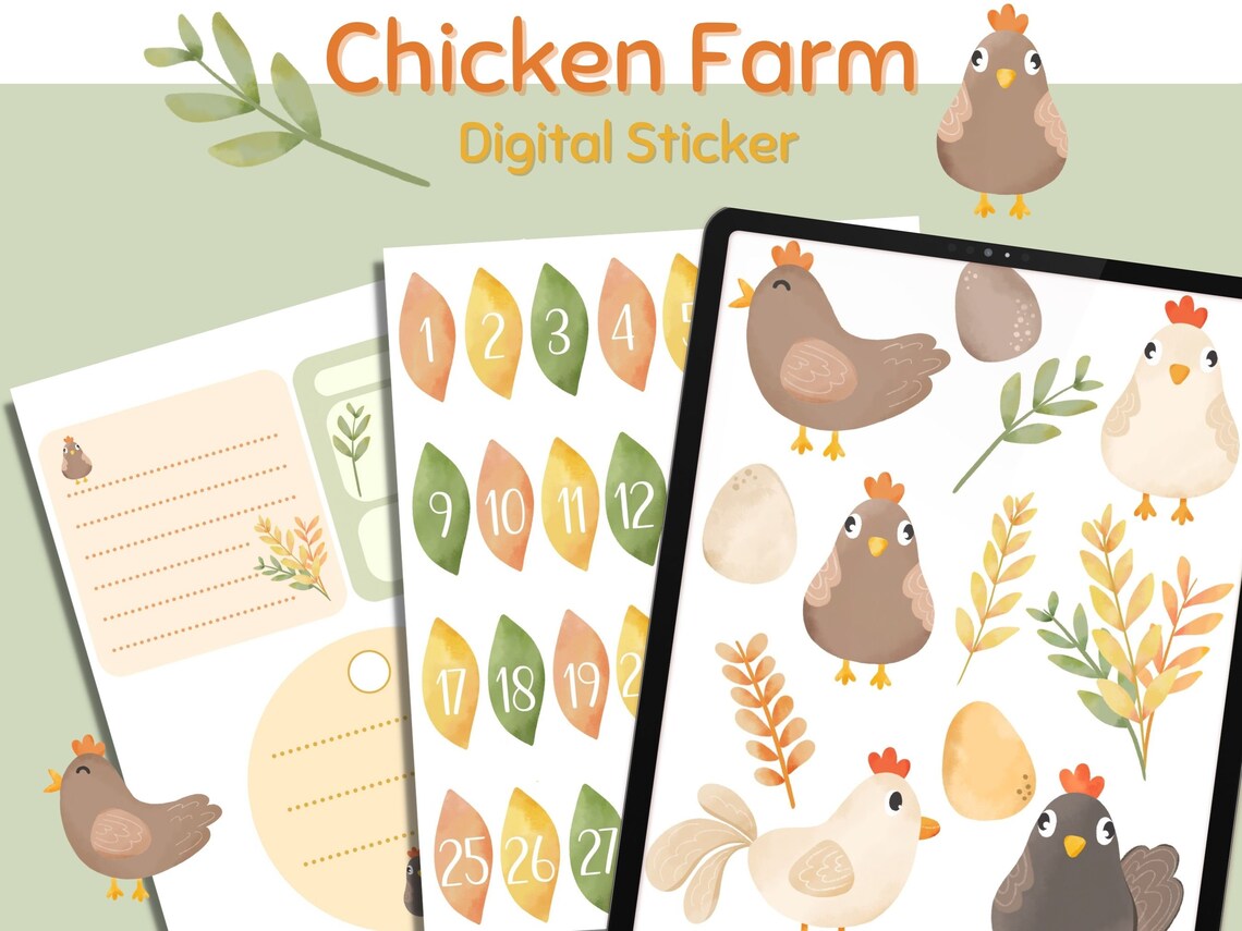 Digital Printable Goodnotes Sticker Goodnotes Stickers Etsy