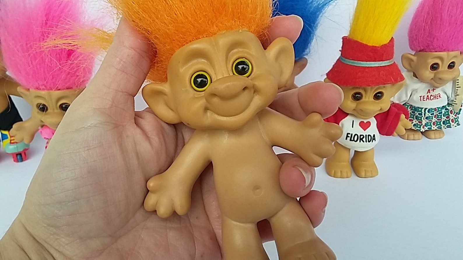 Vintage Lot of 6 Forest Troll Dolls Vintage Russ Troll Dolls Etsy