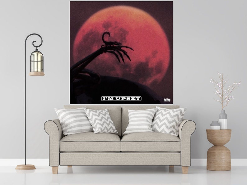 Drake I/'m Upset Cover Poster 2018 Album Scorpion Art Print 20×20/" 24×24/" 32×32/"