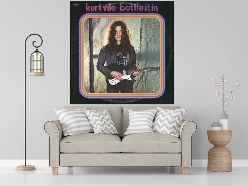 Bottle It In Kurt Vile Poster Music Album Cover Wall Decor Art Etsy