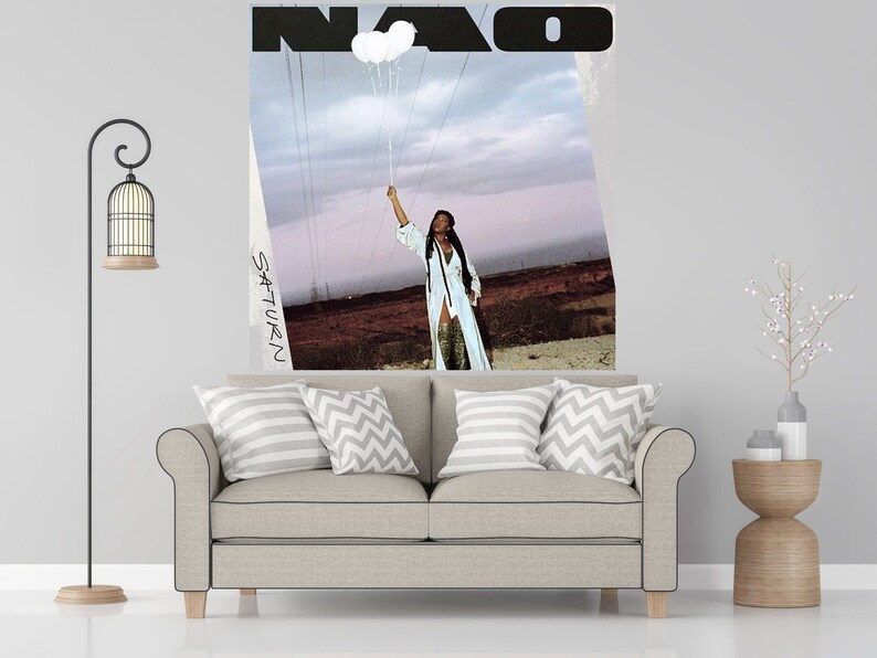 Saturn Nao Poster R B Soul Music Album Cover Wall Decor Art Etsy