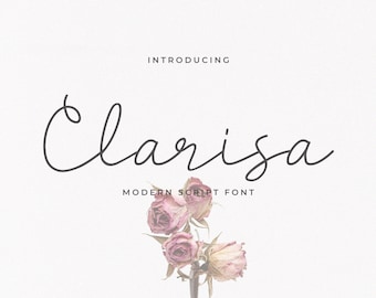 Elegant Handwritten Script Font: Wedding & Cricut Font