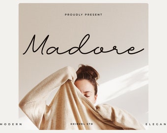 Elegant Handwritten Script Font: Modern Cursive, Wedding & Cricut Font