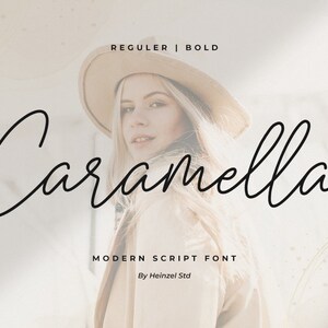 Caramella Handwritten Font: Cursive Script for Cricut & Canva