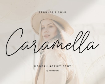 Caramella Handwritten Font: Cursive Script for Cricut & Canva