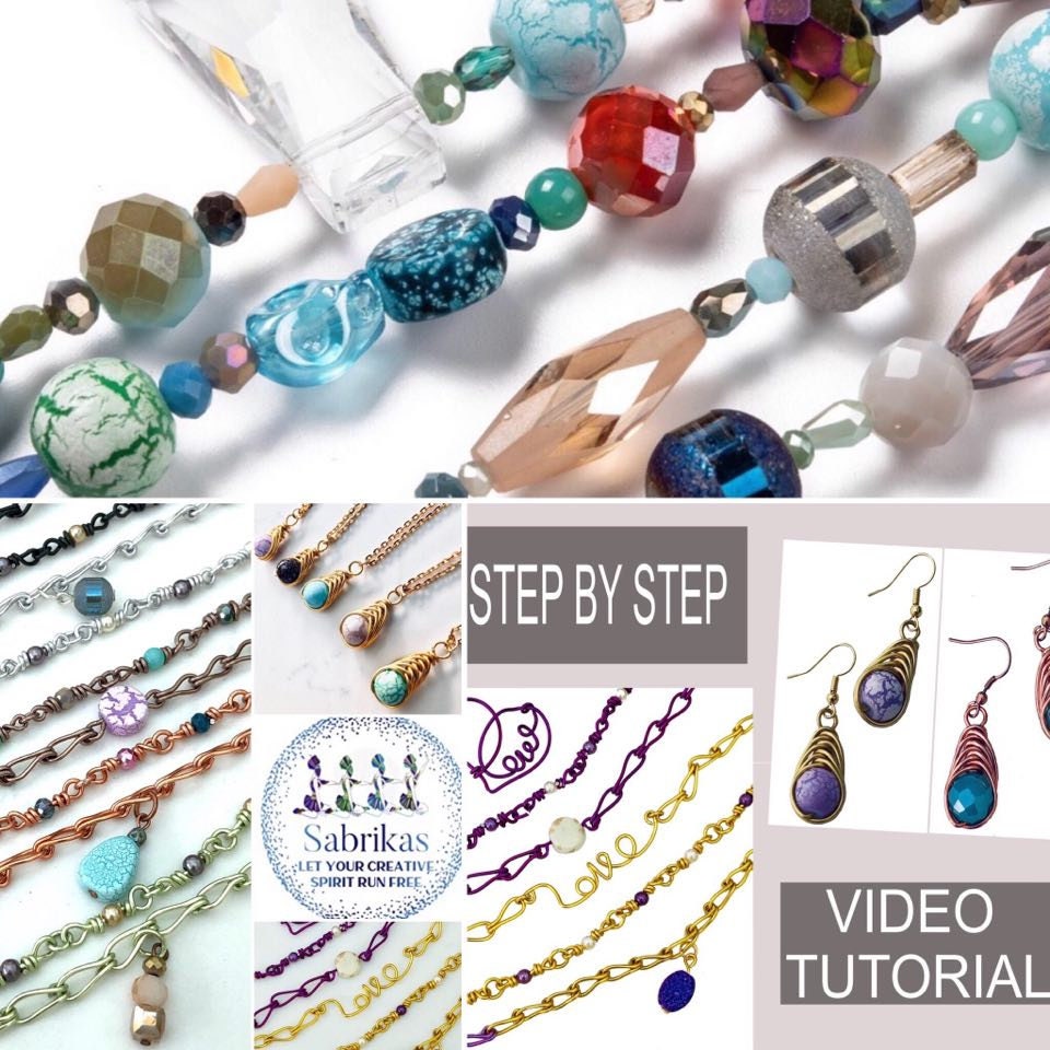 Gemstone Chip DIY Jewellery Making Kit for Teen Girls to Adults Beginners  Tutorials Macrame Bracelets & Earrings 