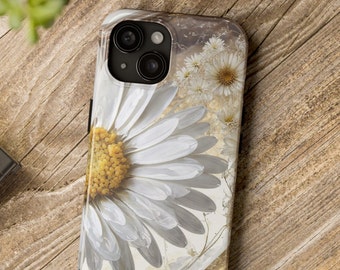 Gepresste Blume Handyhülle, iPhone 15 Hülle - Robuste Robuste Handyhülle mit Original Unikat Kunstwerk