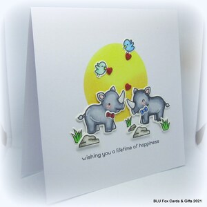 Mr & Mr Congratulations - Biglietto di nozze o fidanzamento - Rhinos