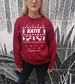 Personalized Christmas Jumpers - Great for Presents - Adults and Kids Sizes - Please use the drop down 