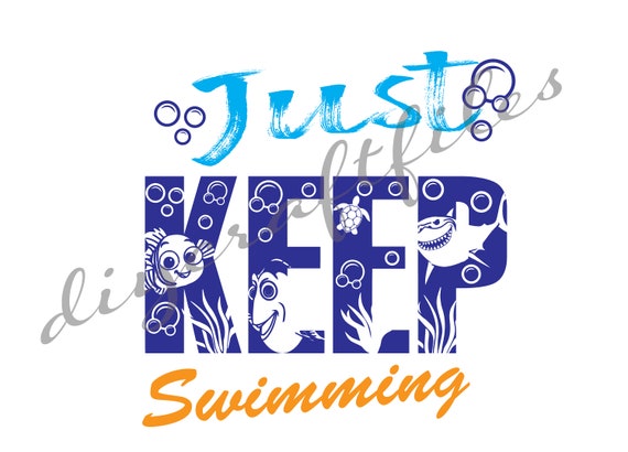 Just Keep Swimming Svg Nemo Theme Svg Family Trip Shirt SVG | Etsy