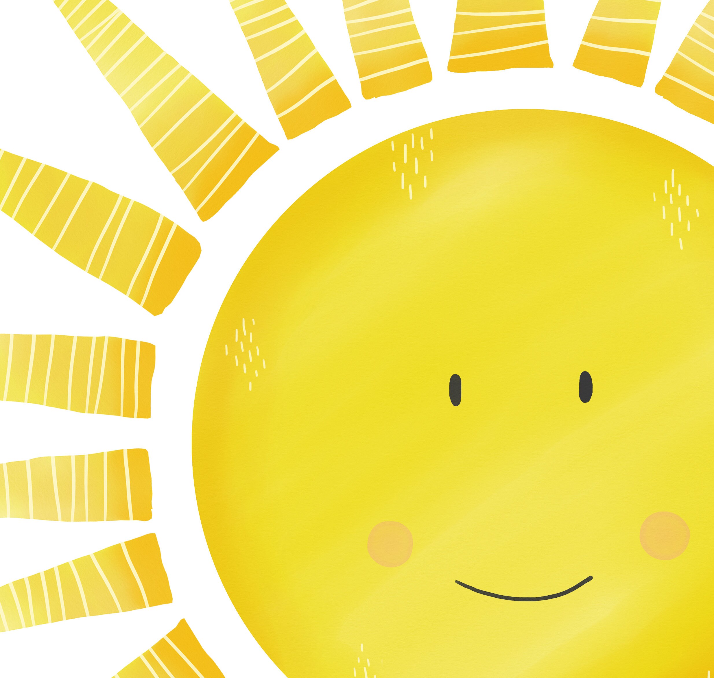 Cute Sun Wall Decal for Kids Room Nursery Sun Wall Stickers Etsy