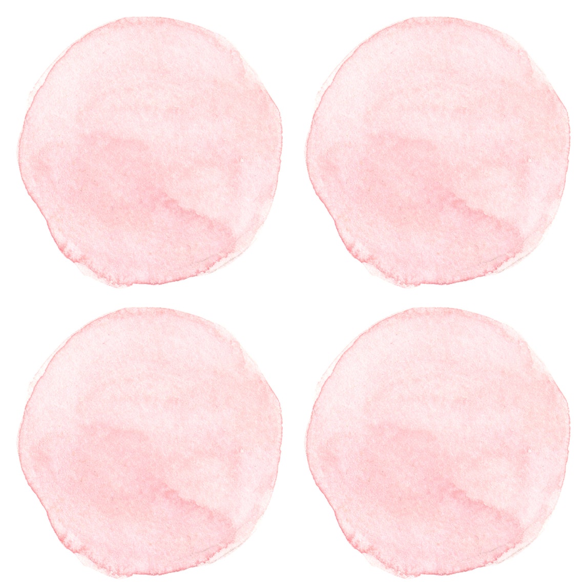 Pink Watercolor Polka Dots Wall Decals Confetti Wall Etsy