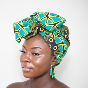 D’IYANU African Print Head Wrap/Scarf