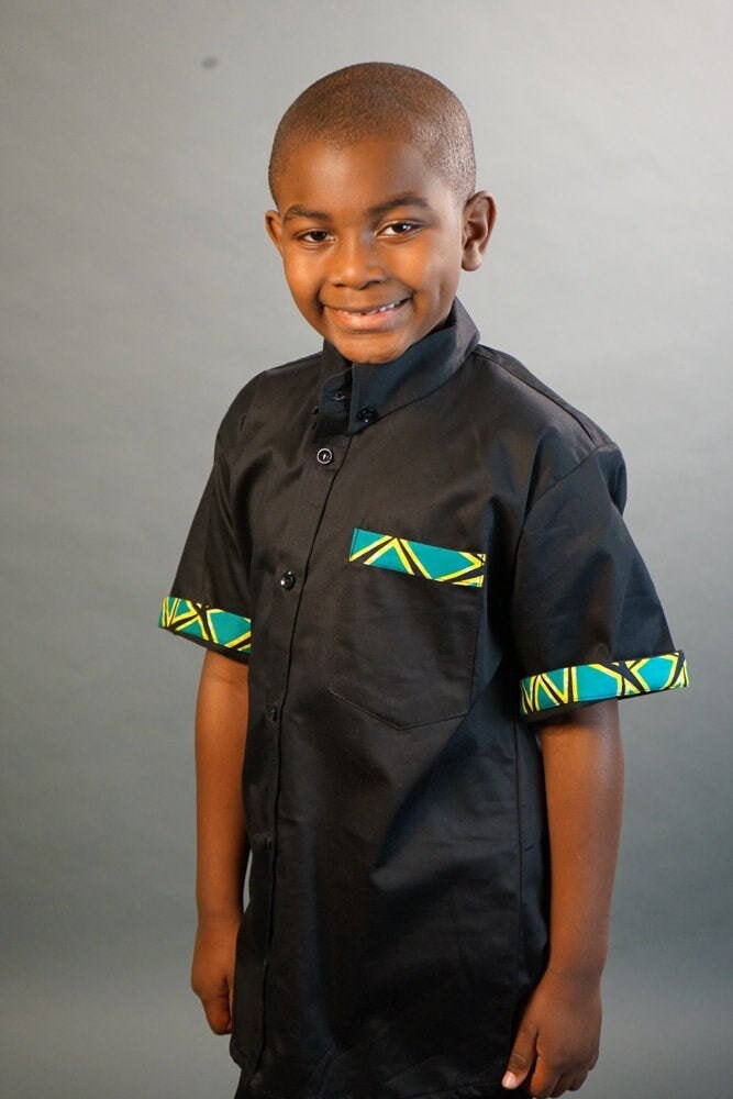 african-print-boy-shirt-with-jamaican-colors-african-shirt-jamaican