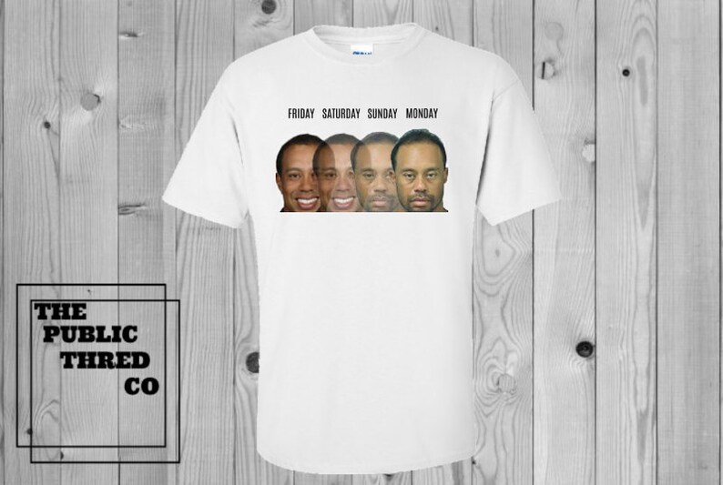 tiger woods face shirt