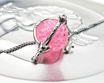 Collier coeur en cristal de Kandrakar.