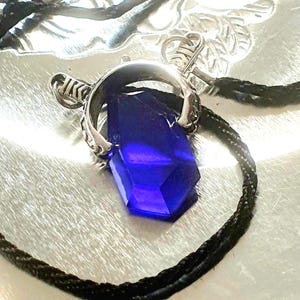 Blue crystal Dante necklace