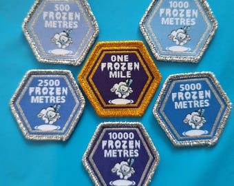 Frozen Swim Distance Badges