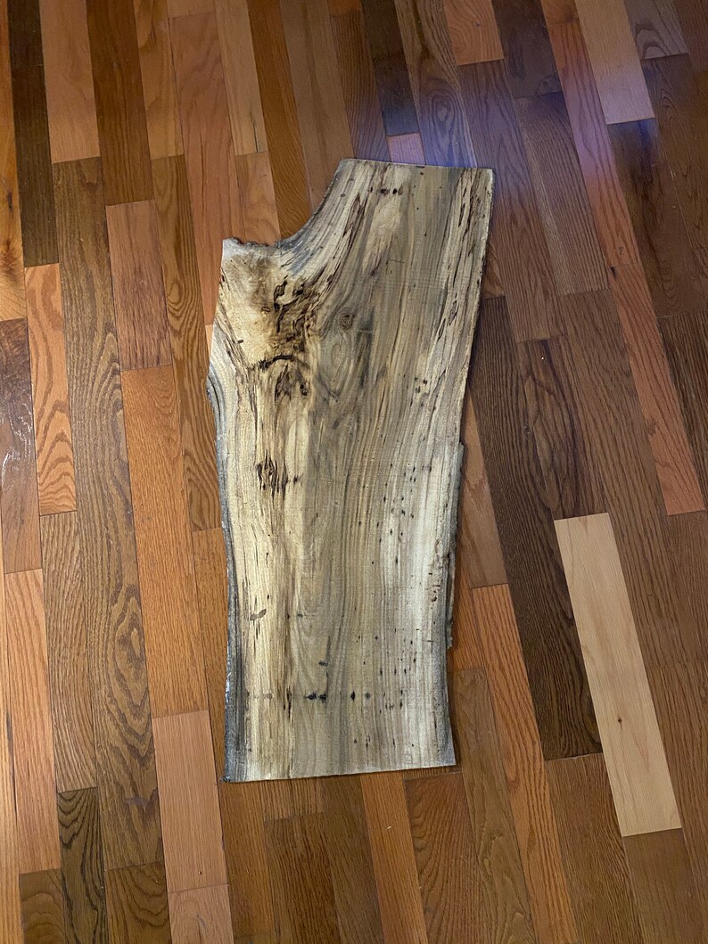 Hackberry Slab Highly Spalted Live Edge Wood Laser Cut Etsy