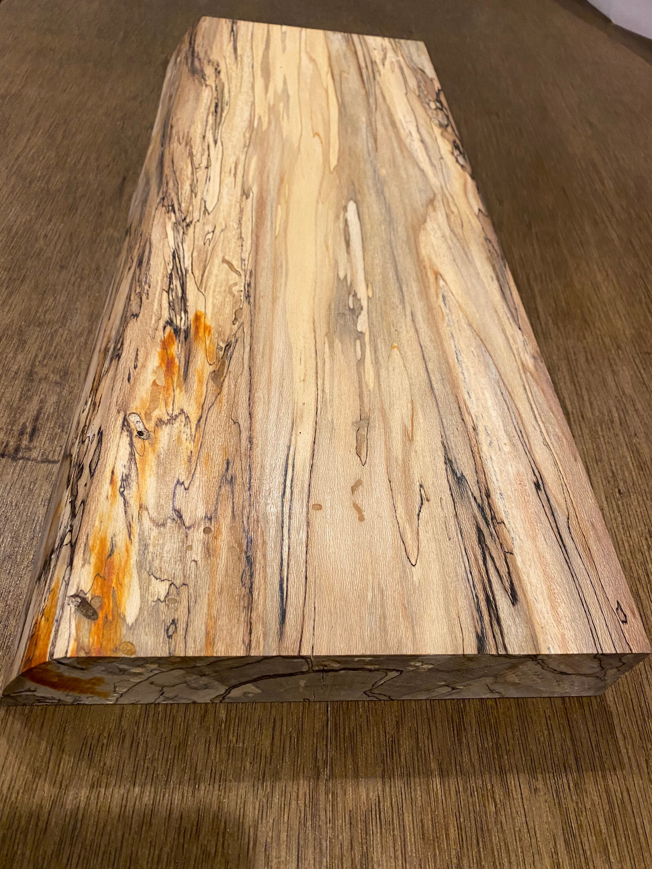 Floating Shelf River Birch Wood Spalted Wood Live Edge Etsy