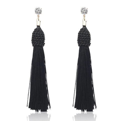 Take A Minute Earrings In Black • Impressions Online Boutique