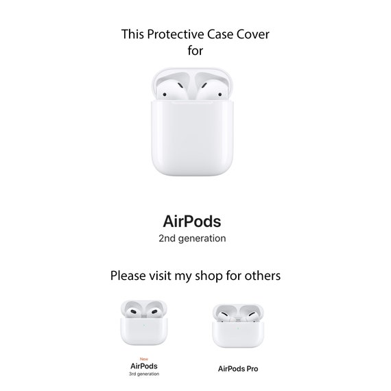 2. Generation Apple Airpods Case Protective - Etsy