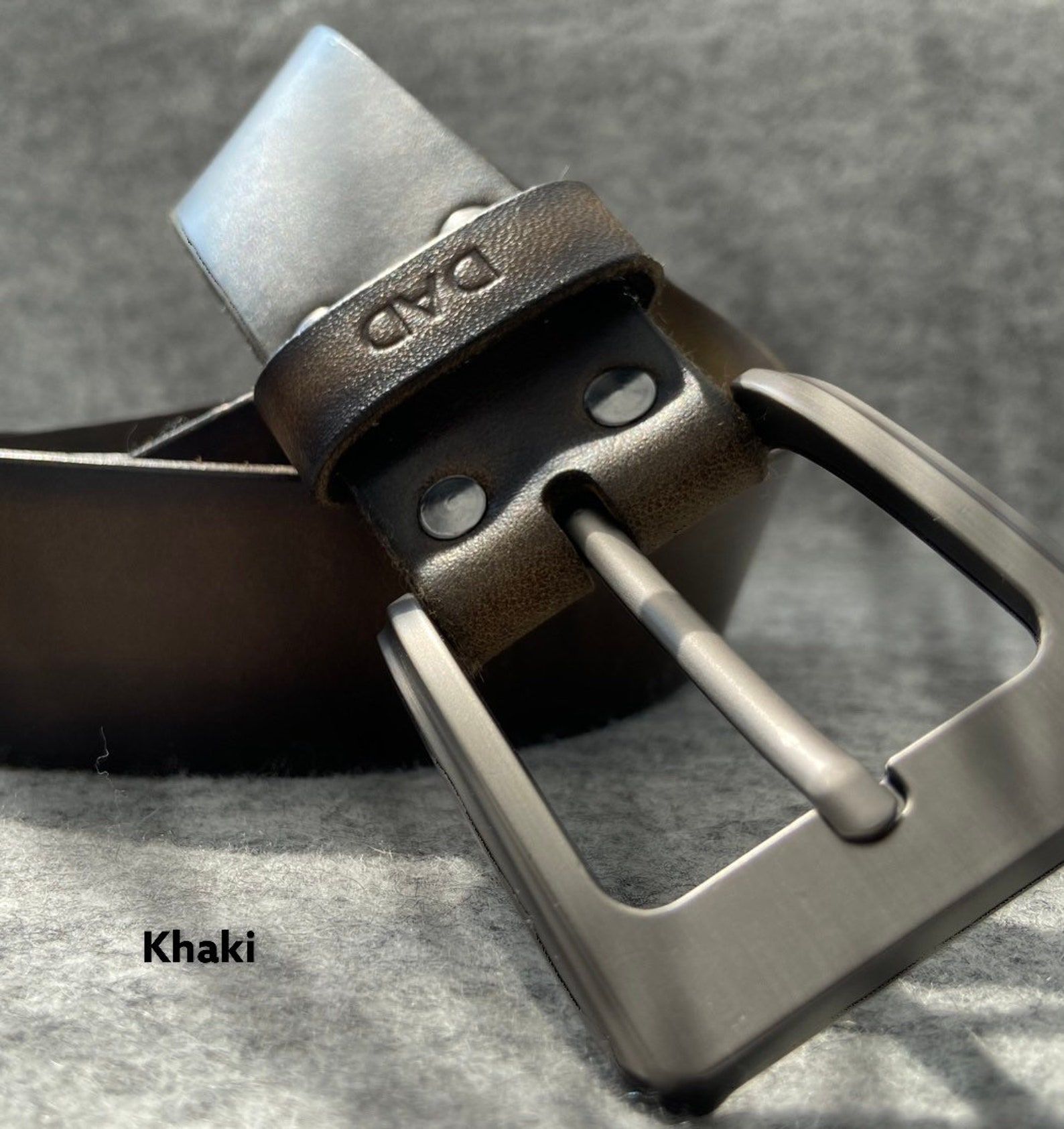 Handmade Personalised Men's Leather Belt Gifts For Him Etsy