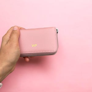 RFID-blokkerende kaarthouder met grote capaciteit, minimalistisch design portemonnee, gepersonaliseerde kaarthouder, gepersonaliseerde cadeau-ideeën voor moeder, cadeau voor haar