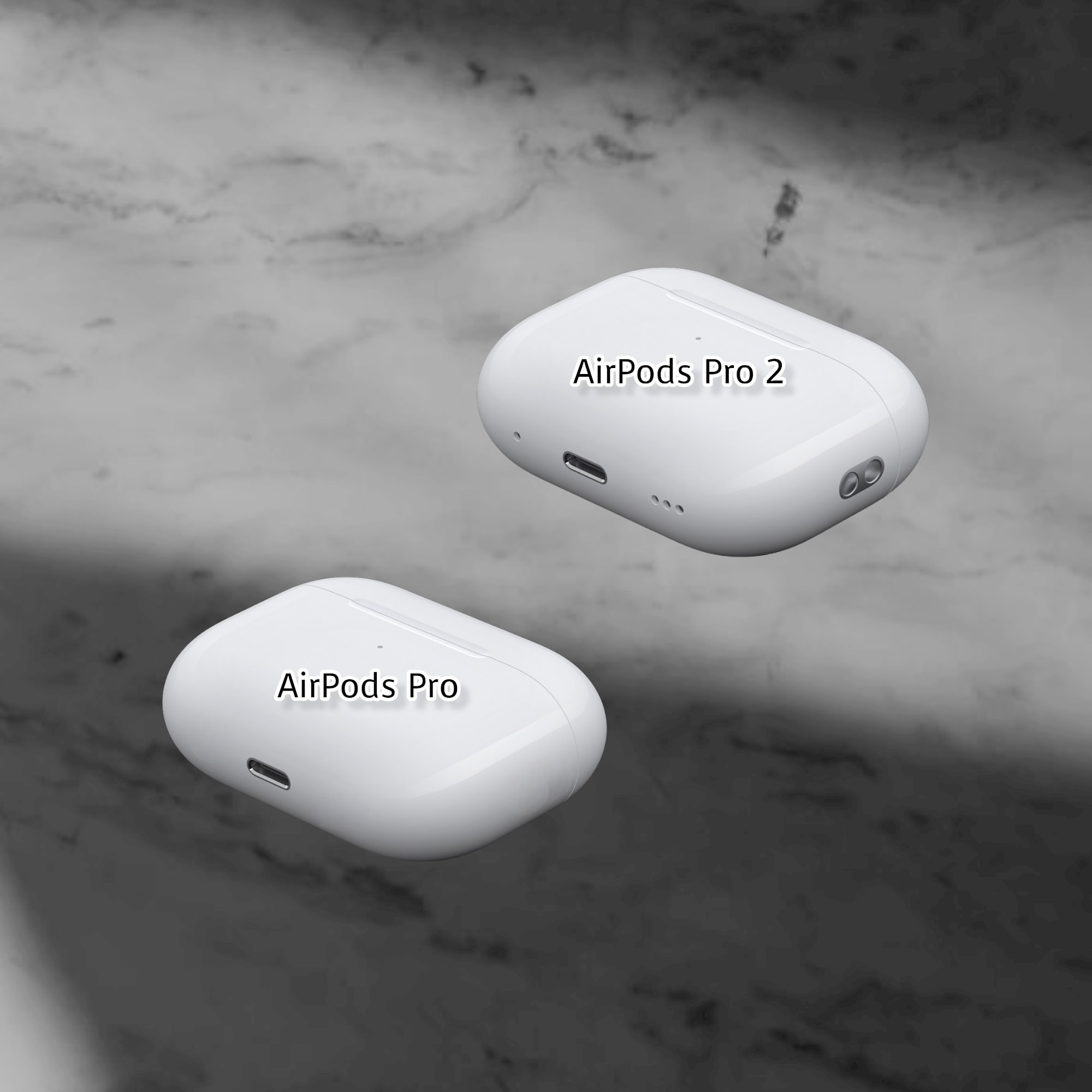 パーソナライズされたApple AirPods PRO 1 & 2ケースカバー、AirPods用