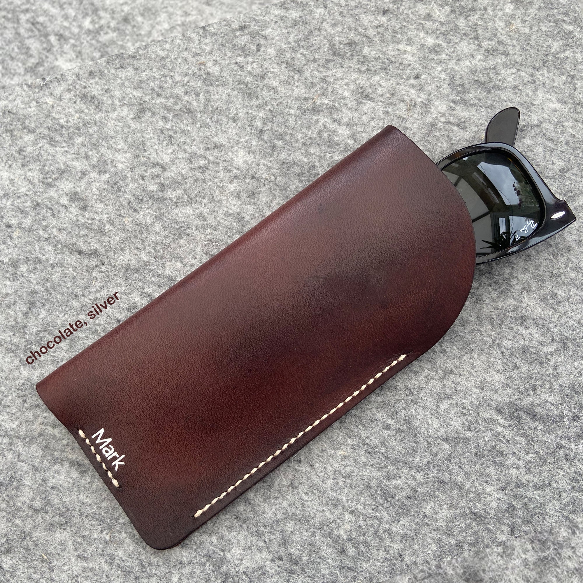 Personalise Leather Glasses Case Leather Sunglasses Case Etsy UK