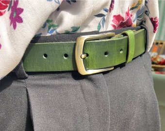 Ceinture en cuir faite main pour femme, ceinture en jean personnalisée pour femme, ceintures en cuir pour femme, meilleur cadeau personnalisé pour la fête des mères, cadeau pour maman