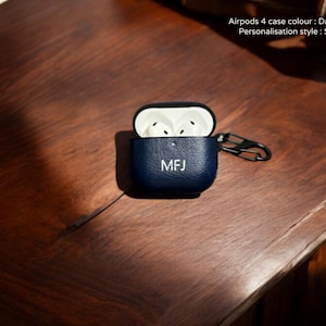 Gepersonaliseerde Apple AirPods 4-hoes, beschermhoes, gepersonaliseerde cadeaus 3e verjaardag, cadeau voor vader, gepersonaliseerde Vaderdagcadeaus