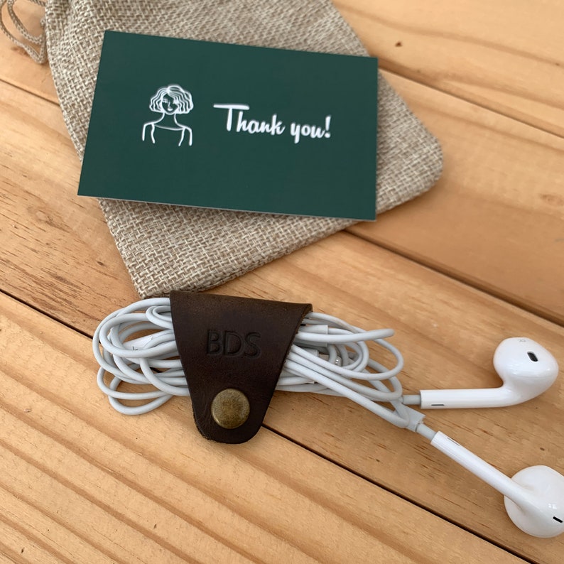 Leather Cable Organizer Earphone Wire Organizer Earpiece Etsy UK